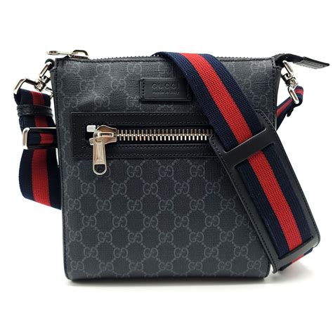 gg black small messenger bag replica